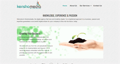 Desktop Screenshot of kenshomedia.com